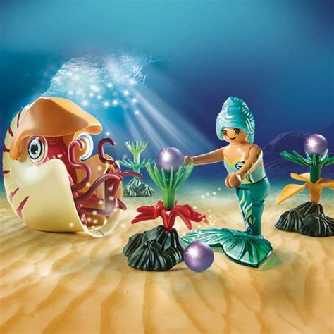Dive into a world of mermaid magic and play with the Playmobil Mermaid Magic Playset